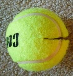 Игрушка для собак "Тенисный мяч" 6,3см для лакомств