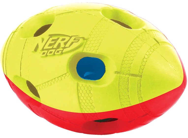 НЁРФ Мяч гандбольный двухцветный светящийся, 10см