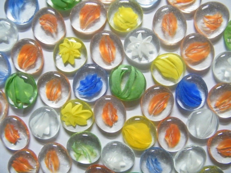Стеклянные шарики для декора 300г. (в сеточке) (KL0107)