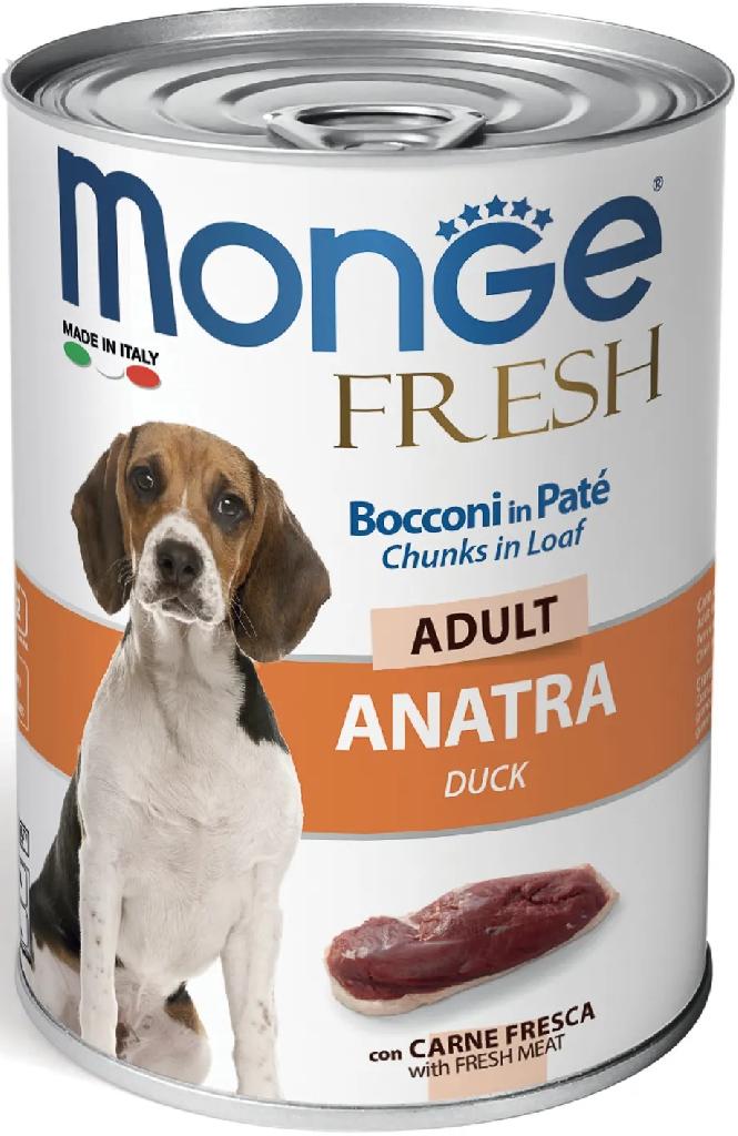 Monge Dog Fresh Chunks in Loaf конс. д/собак мясной рулет с уткой 400г