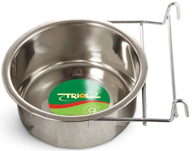 Миска 4404 металлическая с держателем, 0,8л