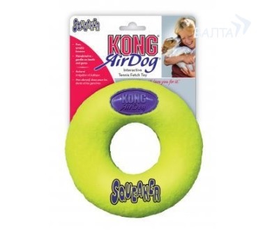 Kong игрушка для собак Air "Кольцо среднее" 12см