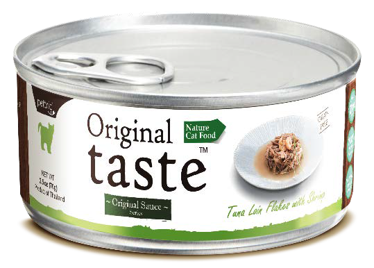 Консервы для Кошек Original Taste Тунец с Креветкой в Соусе 70 г Pettric