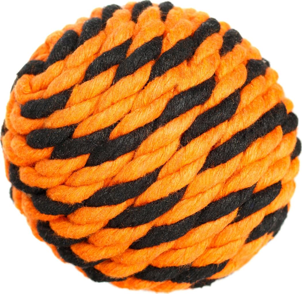 Мяч Броник средний Doglike (оранжевый-черный)