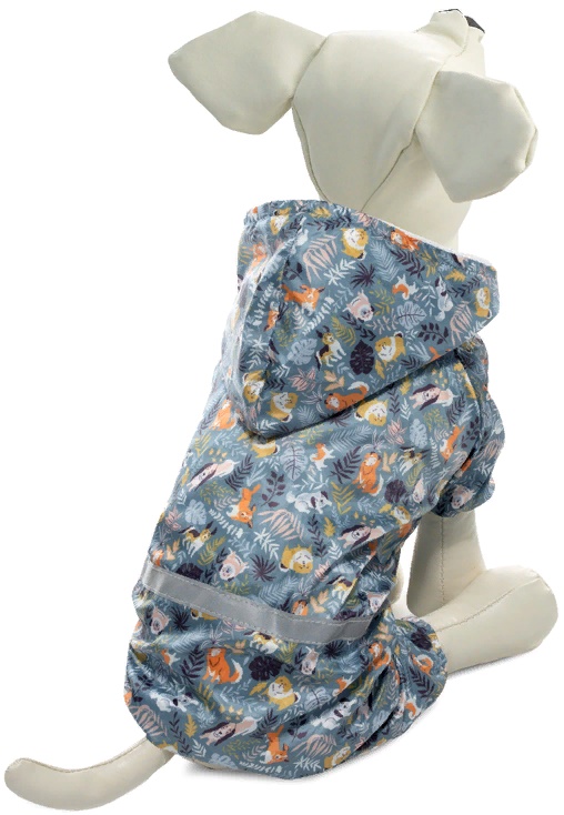 Костюм-дождевик со светоотражающей лентой Зверята