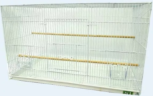 Клетка-вольер для попугая, 76*45*45, укомплектованная