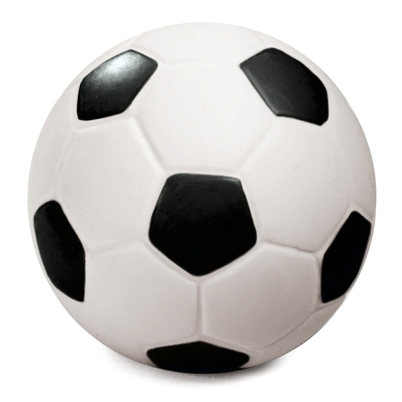 Игрушка для собак из латекса "Мяч футбольный", d75мм