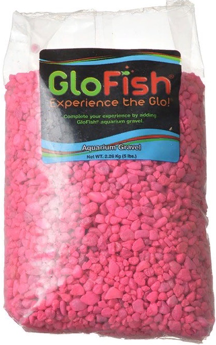 GloFish Гравий Розовый, 2.26кг