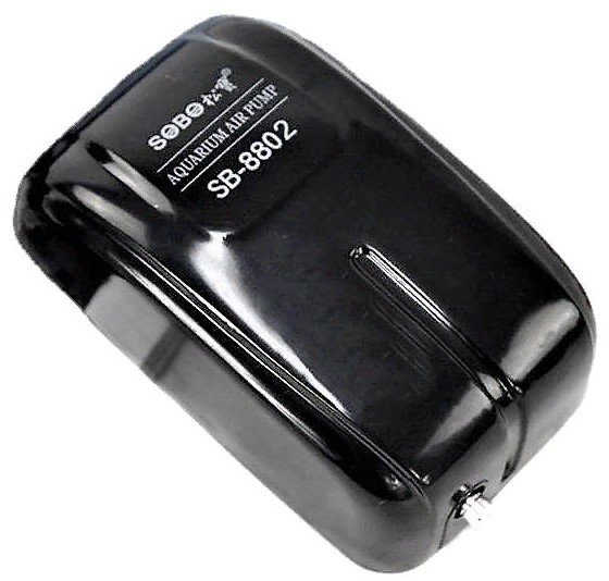 Воздушный насос (компрессор) SOBO SB 8802 (3 л/мин, 2,5 Вт, 1-канальный)