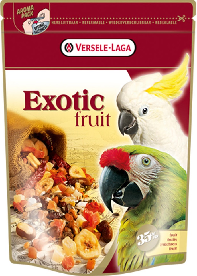 Versele-Laga EXOTIC FRUIT корм для крупных попугаев с фруктами 600г