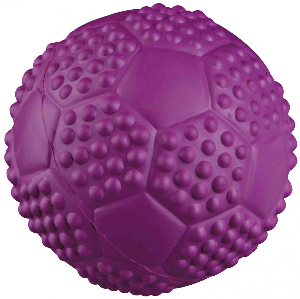 Игрушка для собак мяч футбольный, резина, 7см
