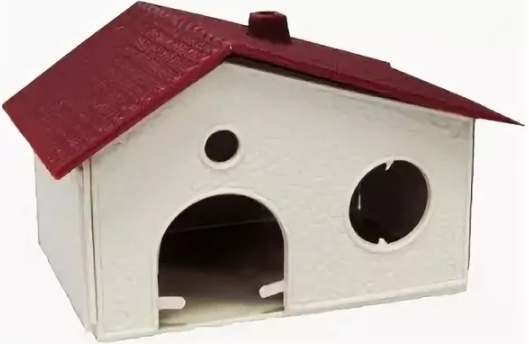 Домик для хомяка пластиковый, разборный