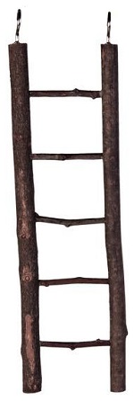 Лестница для попугая, деревянная, 5 ступенек, 26см