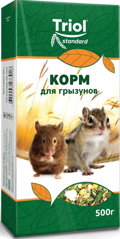 Корм Тriol Standard для грызунов, 500г