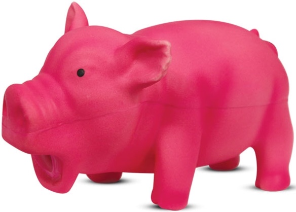 Игрушка для собак из латекса "Поросенок хрюкающий", 160мм