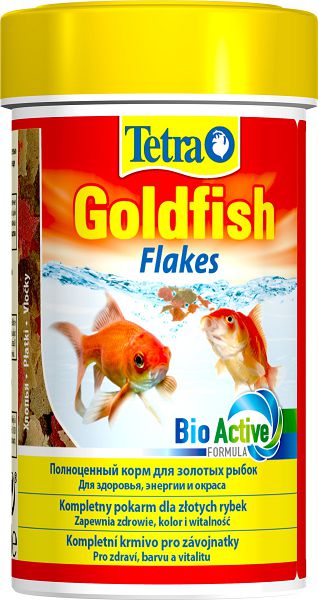 TetraGoldfish корм в хлопьях для всех видов золотых рыбок 250мл