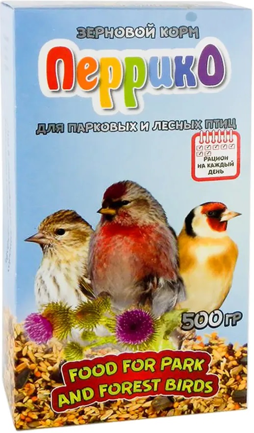 Перрико корм для парковых и лесных птиц 500г