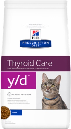 Хиллс y/d корм для кошек при гипертериозе