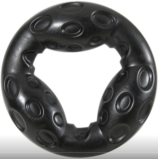 Золюкс Игрушка, серия Бабл, кольцо, термопластичная резина (чёрная), 18см