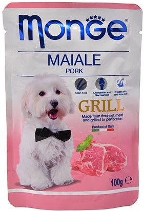 Monge Dog Grill пауч для собак со свининой 100г