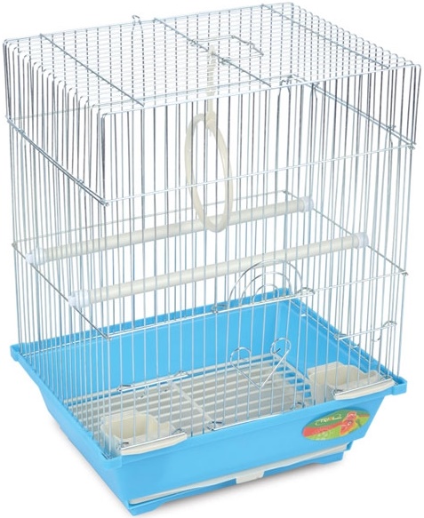 Клетка 2105Z для птиц, цинк, 300*230*390мм