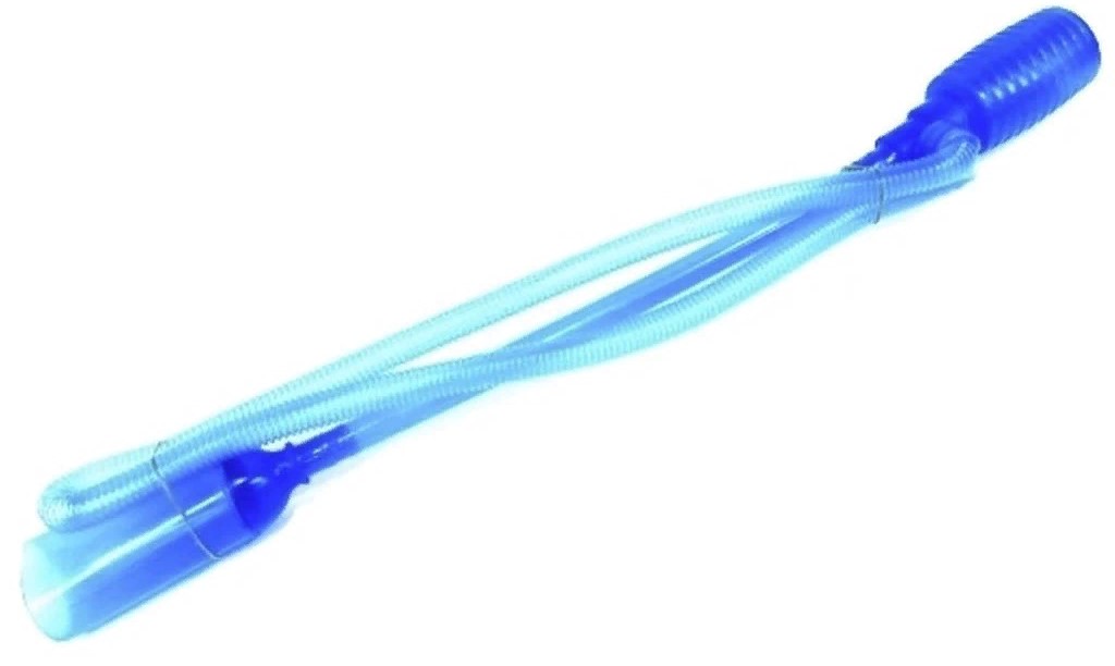 Сифон аквариумный синий с грушей A01-1002