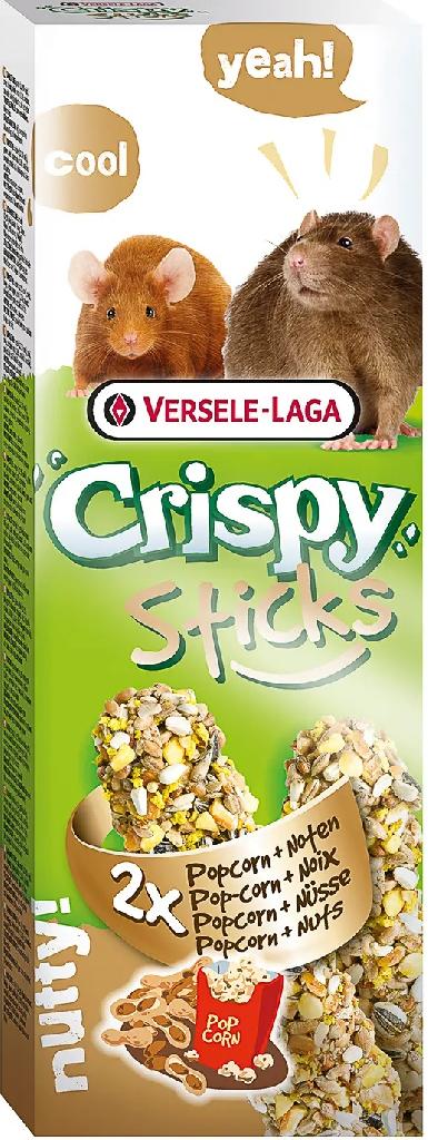 VERSELE-LAGA палочки для крыс и мышей Crispy с попкорном и орехами 2х55г