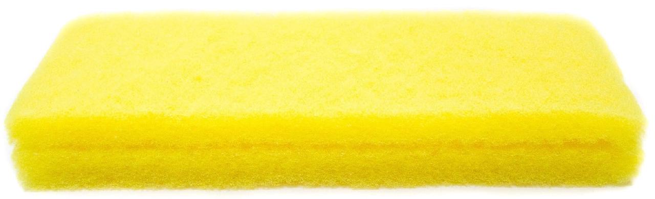 Губка-пластина жёлтая 32*12*2,5см