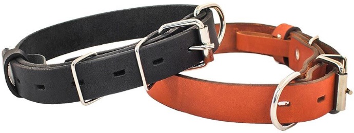 Ошейник "Kenner Einer" однослойный 25мм, обхват 38-50см черный