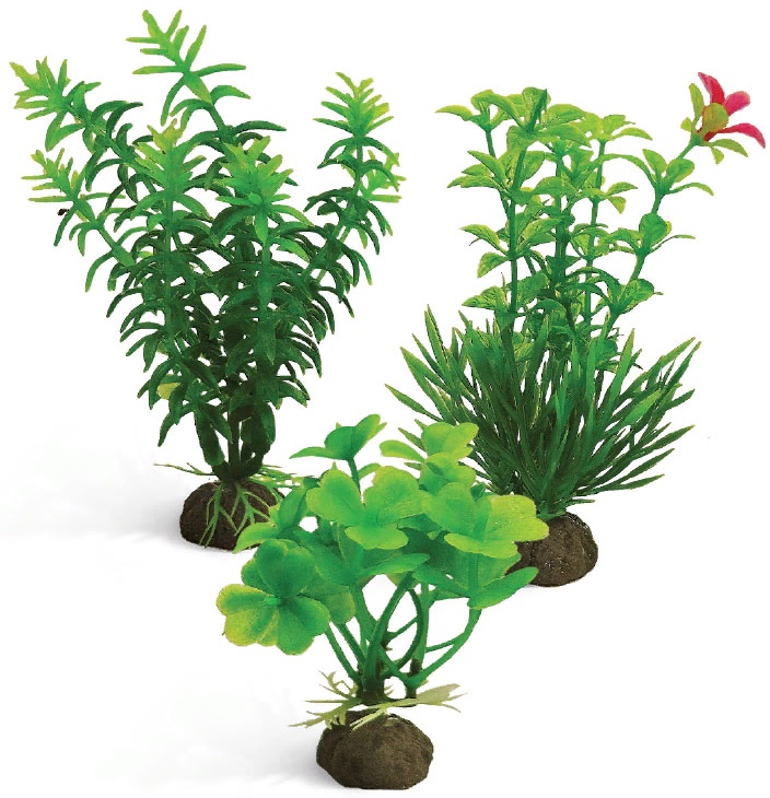 Растения зеленые (набор 3шт), 100мм