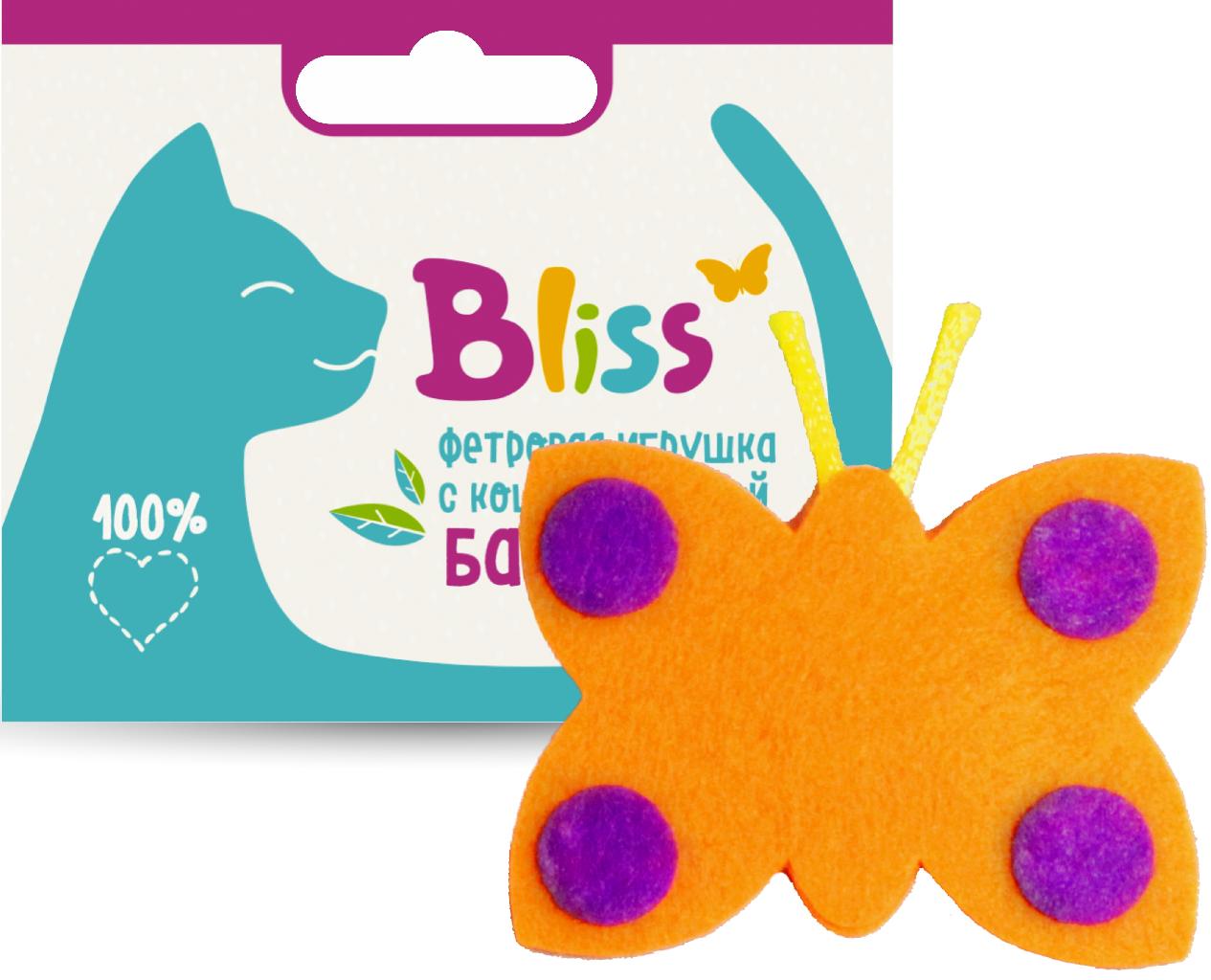 Игрушка Bliss с кошачей мятой Бабочка