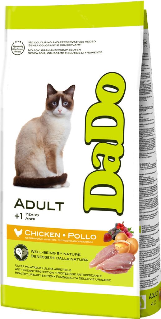 Dado cat корм для взрослых кошек с курицей