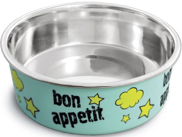 Миска металлическая на резинке "Bon Appetit" 450мл