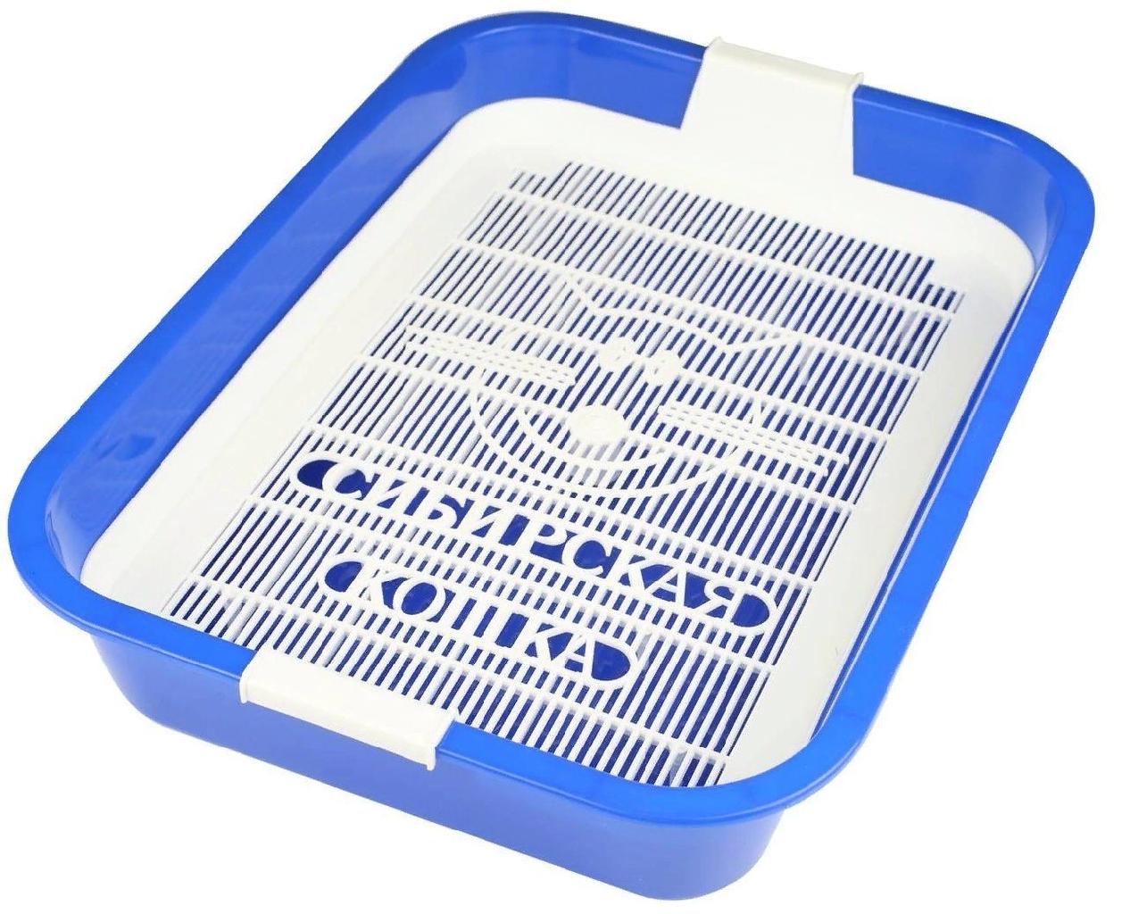 Туалет "Сибирская Кошка Премиум" с сеткой высокие ножки