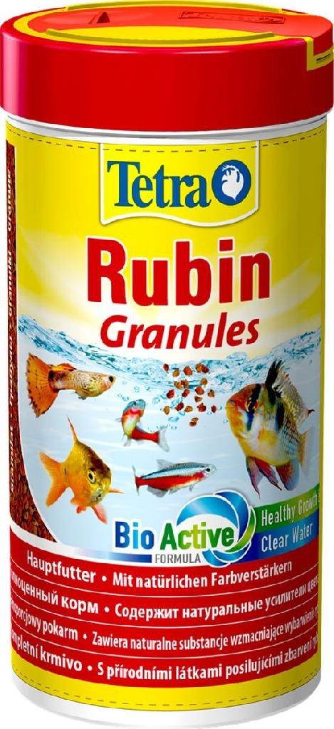 TetraRubin Granules корм в гранулах для улучшения окраса всех видов рыб 250мл