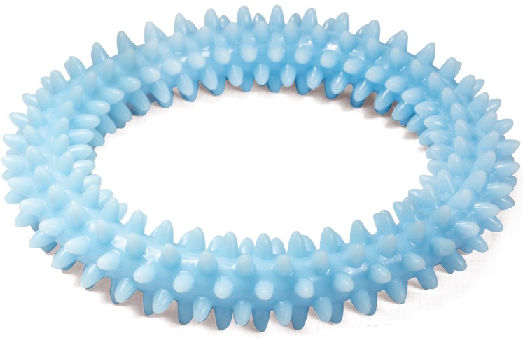 Игрушка PUPPY для щенков из термопласт. резины "Кольцо", голубое, d105мм
