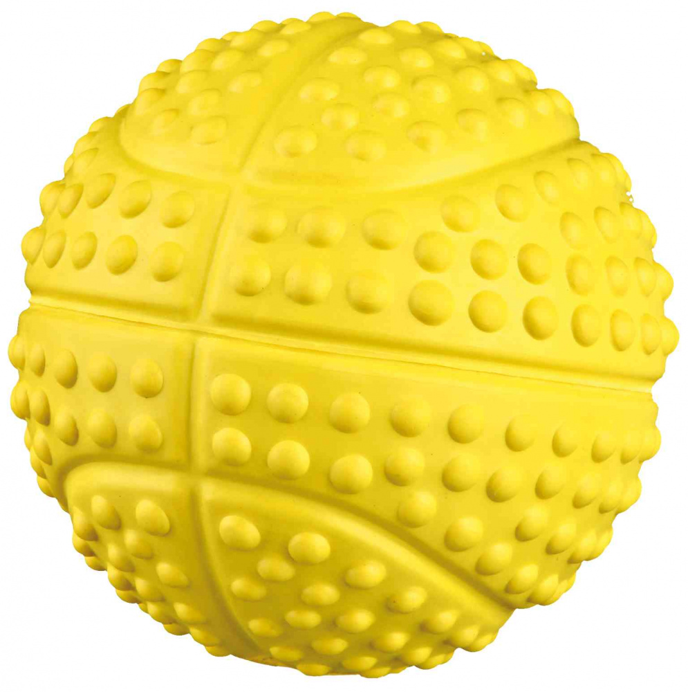 Игрушка для собак мяч футбольный, резина, 5,5см