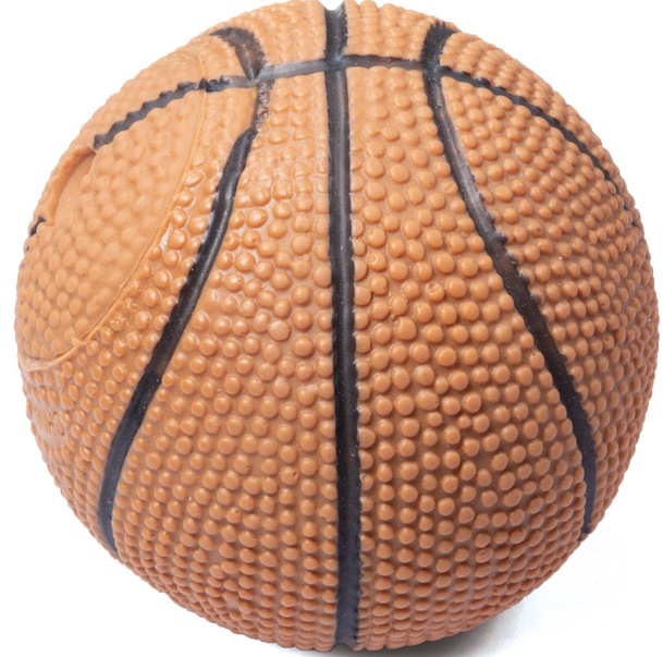 Игрушка для собак из винила "Мяч баскетбольный", d70мм