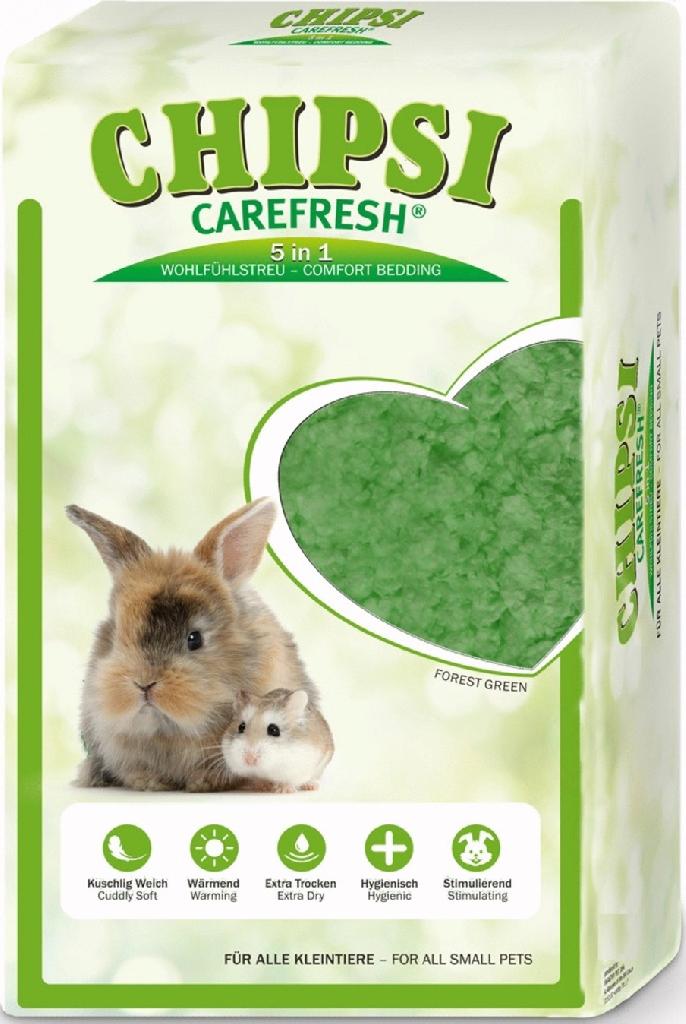 КэаФреш Forest Green Наполнитель бумажный зеленый д/мелких домашних животных и птиц 5л