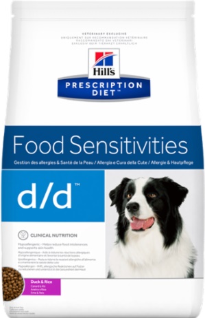 Хиллс d/d корм для собак при аллергиях утка/рис