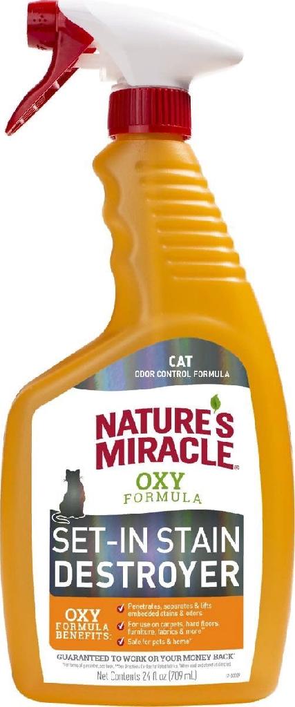 8in1 Уничтожитель пятен и запахов для кошек NM Cat Oxy Formula Spray 709мл