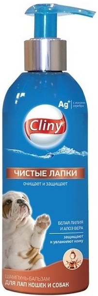 Cliny Шампунь-конд. д/лап Чистые лапки 200мл
