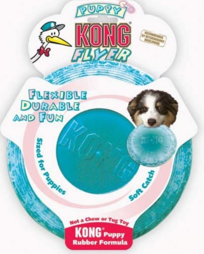 Kong игрушка для щенков Летающая тарелка маленькая