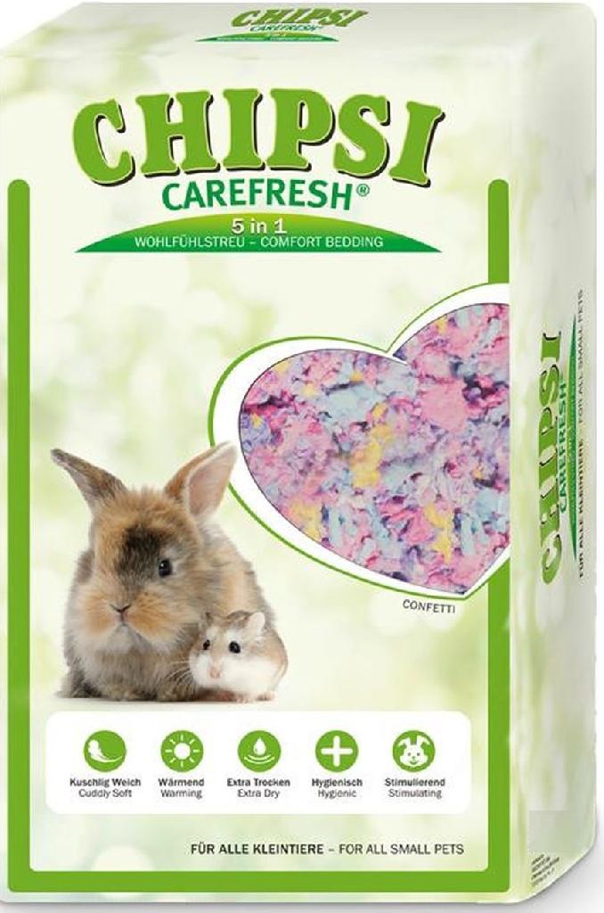 КэаФреш Confetti Наполнитель бумажный разноцветный д/мелких домашних животных и птиц 5л