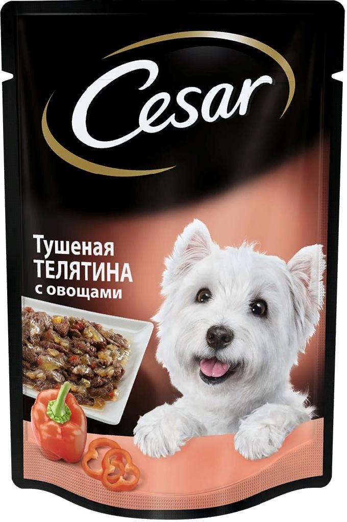 Cesar пауч д/с тушеная телятина с овощами 85г