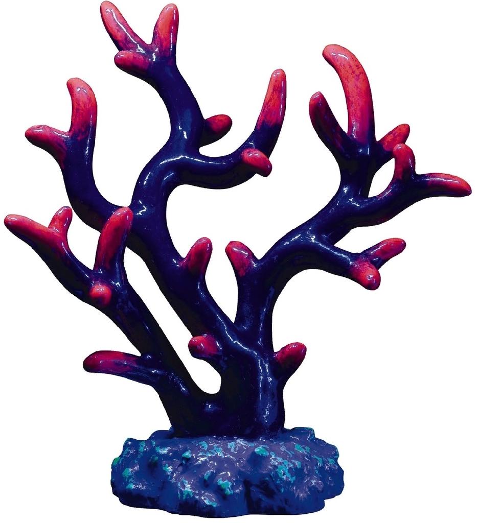 Декорация GloFish флуоресцирующая Коралл оранжевый 5х4.5х11см