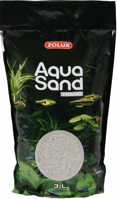 Золюкс Грунт для аквариума Aquasand Moonlight Grey сетло-серый 3л., 4,7кг