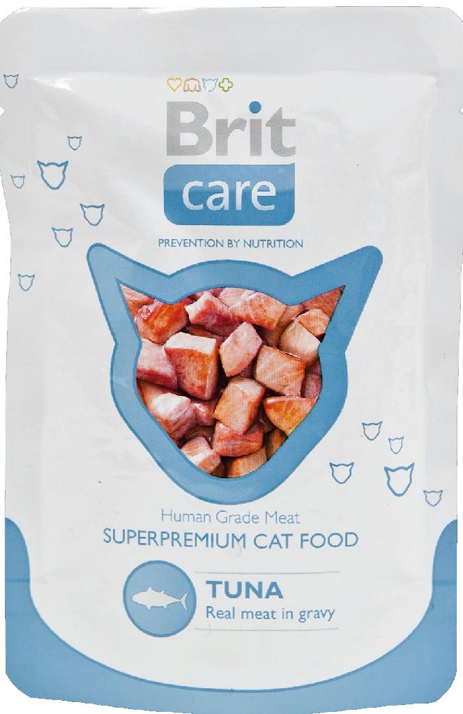 Brit Care пауч для кошек "Тунец" 80г