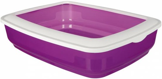 Туалет для кошки Cisco с бортиком, 38*11*50см