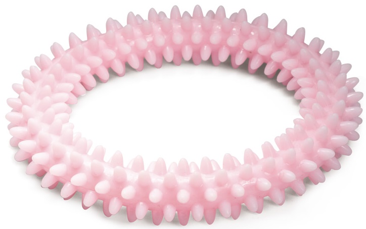 Игрушка PUPPY для щенков из термопласт. резины "Кольцо", розовое, d105мм